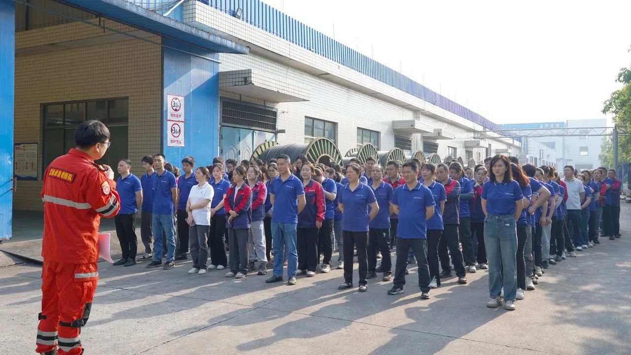 2025年湘聯(lián)電纜消防綜合演習順利舉行！